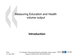 Second Workshop on the Measurement of Volume Health and