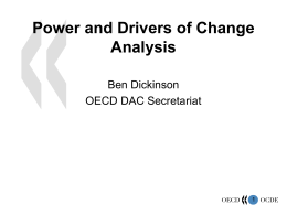 Power and Drivers of Change Analysis