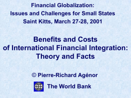 St. kitts conference on Financial Integration