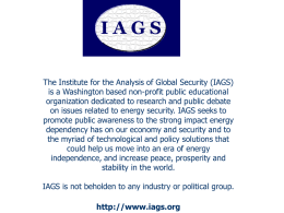 IAGS presentation (A 1 meg ppt file.)