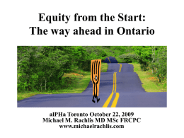 The Way Ahead in Ontario - Part 2