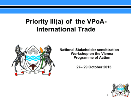 Mr. Phazha T. Butale, Botswana Ministry of Trade and - un