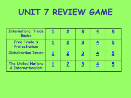 Unit 7 Review Game