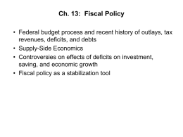 Fiscal Policy - Farmer School of Business