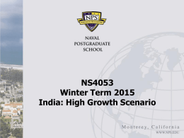 India High Growth Scenario, Brookings, 2014