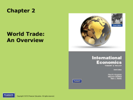 Chapter 2 World Trade