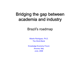 Bridging the Gap between Academia and Industry