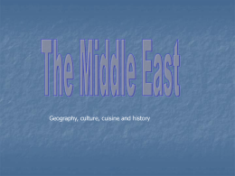 Middle East Powerpoint