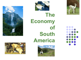 South America Economics