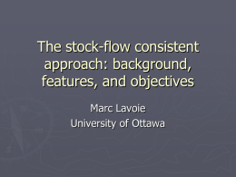 The stock-flow consistent approach: background, features and