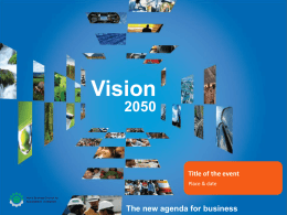 Generic Vision 2050 Short Presentation