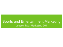 Sports and Entertainment 2