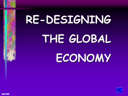 Re-designing the global economy