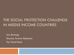 Social Protection for Equity and Growth