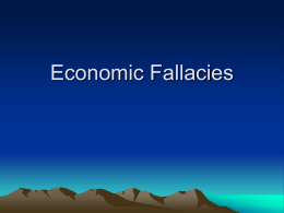 Economic Falacies