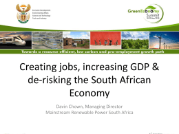 Green Economy Summit Presentation Template rev2b CHOWN