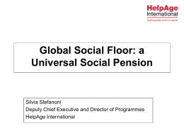 HelpAge International: Global Social Floor