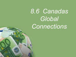 CGC 1P1- 8.6 Global Connections