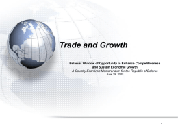 Trade and investment regime