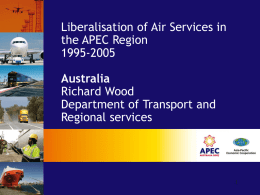 Liberalisation of Air Services in the APEC(v2)