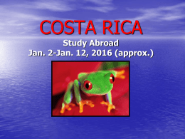 Costa Rica Slideshow