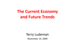 The Current Economy & Future Trends
