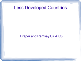 Less Developed Countries