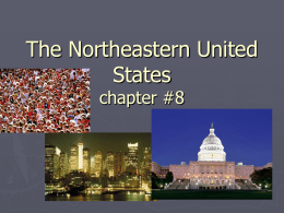 The Northeastern United States chapter #11
