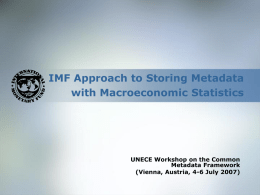 Moving into the 21st Century: A New Strategy for Disseminating IMF