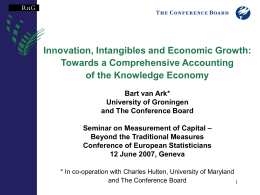 Towards a Comprehensive Accounting of the Knowledge Economy