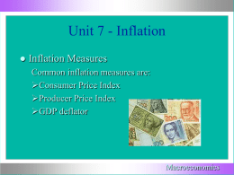 Unit 7 - Inflation - Inflate Your Mind