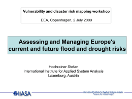 IASA_Flood & drought_Stefan Hochrainer