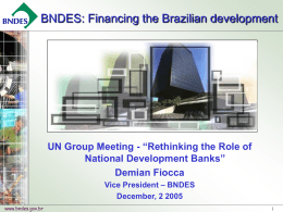 BNDES: Financing the Brazilian Development