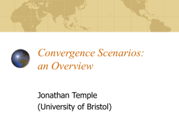 Convergence scenarios: an overview