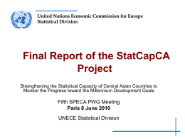 Paris 8 June 2010 - United Nations Economic Commission for Europe