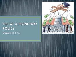 fiscal & monetary policy