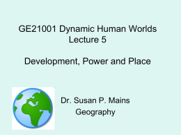 Development - dynamichumanworlds