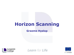 Graeme Hyslop Presentation