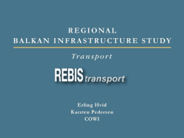 Regional Balkan Infrastructure Study - Transport REBIS