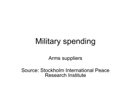 Military spending update and philippines update