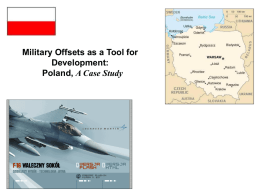Military Offsets as a Tool for Development