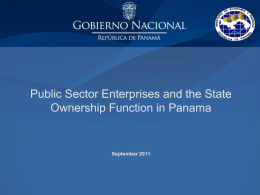 Public Sector Enterprises and the State Ownership Function