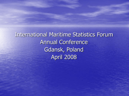 Uses/Misuses of Marine Transportation Statistics