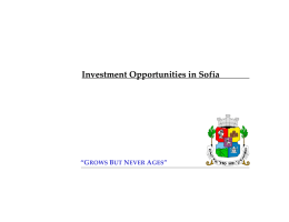 Investment Opportunities in Sofia - Hellenic Business Council in