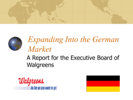 Expanding Into the German Market