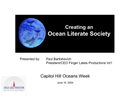 Creating an Ocean Literate Society