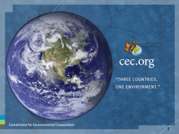 Commission for Environmental Cooperation of North America