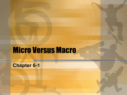 Micro Versus Macro - Rio Hondo Community College Faculty Websites