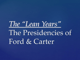 Ford and Carter PPT