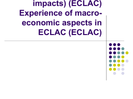 Experience of detailed assessment in ECLAC (direct and indirect
